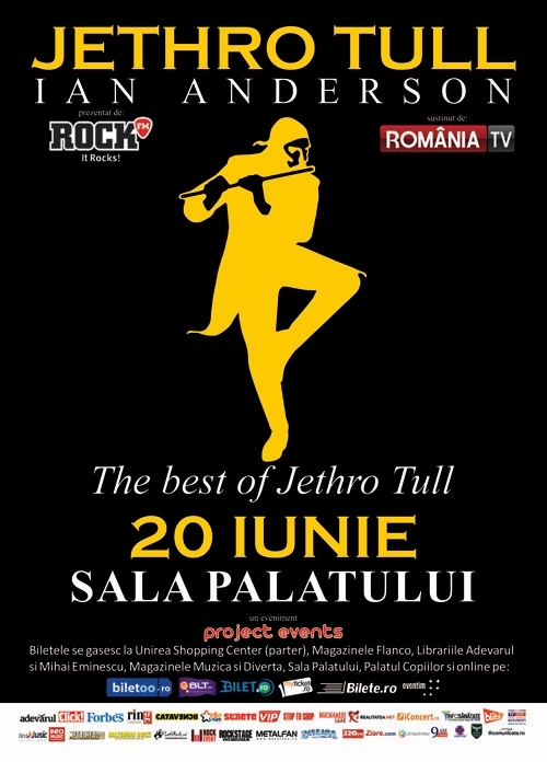 Mai este o luna pana la concertul Jethro Tull in Bucuresti