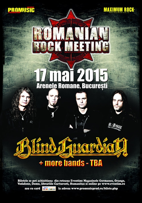 Bilete normale si Vip puse la vanzare pentru Romanian Rock Meeting 2015