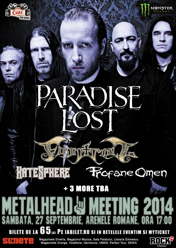 Paradise Lost revine la Bucuresti la Metalhead Meeting 2014 Bis