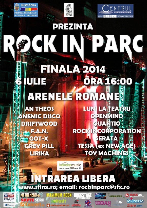 An Theos, locul 1 in cadrul concursului 'Rock in Parc'