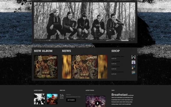 Breathelast lanseaza videoclipul “The Flood” si noul site al trupei