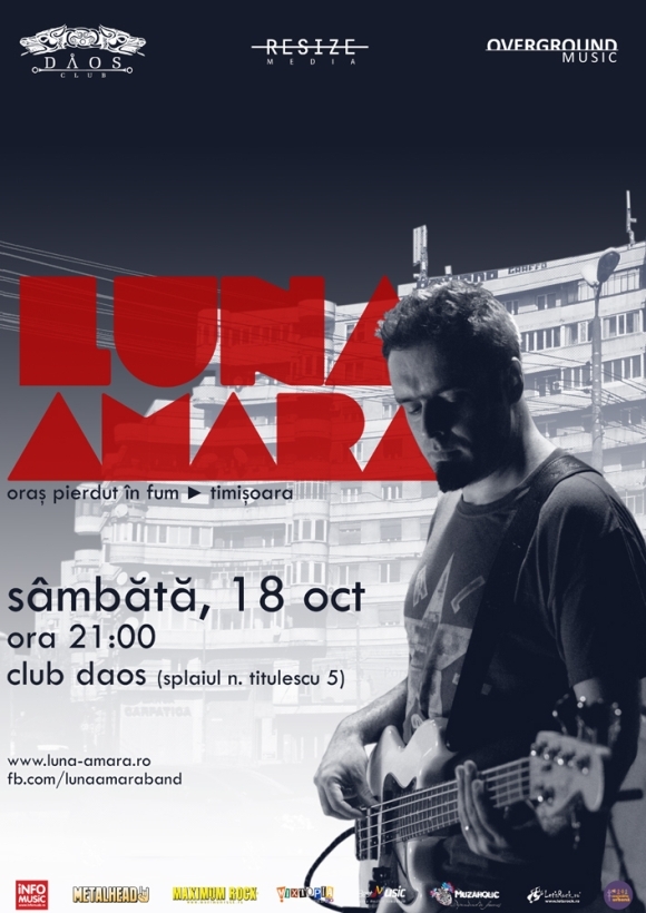 Concert Luna Amara in Daos Club din Timisoara