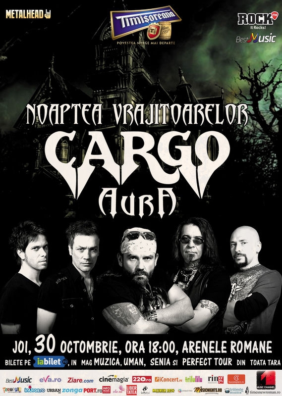 O zi pana la concertul Cargo - Noaptea Vrajitoarelor: Sunet puternic, lumini, proiectii, vrajitori si motoare