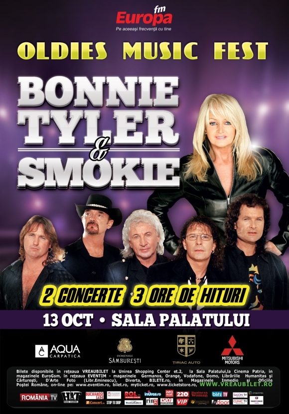 Ultimele pregatiri pentru concertele Bonnie Tyler & Smokie de la Sala Palatului