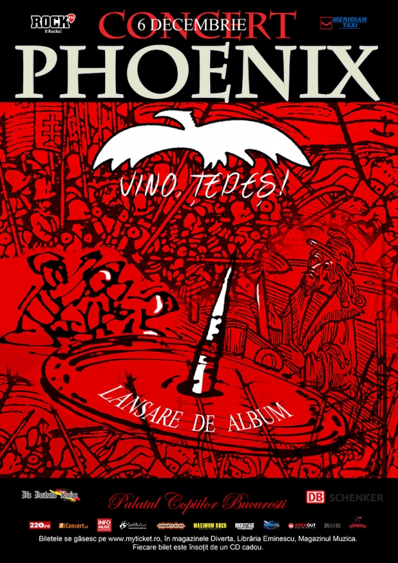 Concert de lansare album Phoenix, 'Vino, Tepes!' la Palatul Copiilor