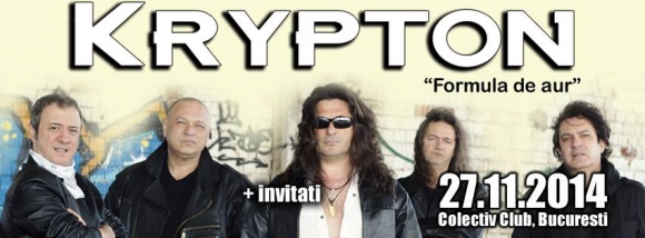 Costi Sandu se alatura invitatilor speciali la concertul Krypton in Club Colectiv