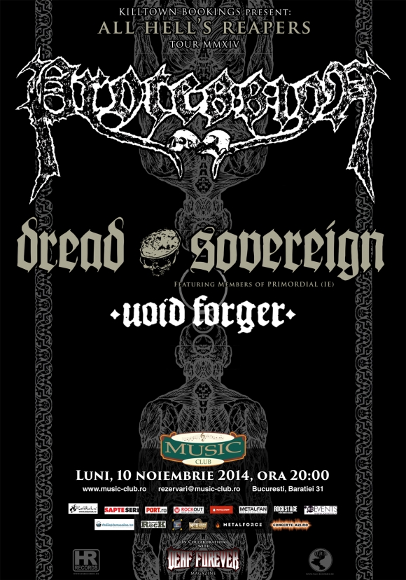 Programul concertului Procession, Dread Sovereign si Void Forger de la Bucuresti