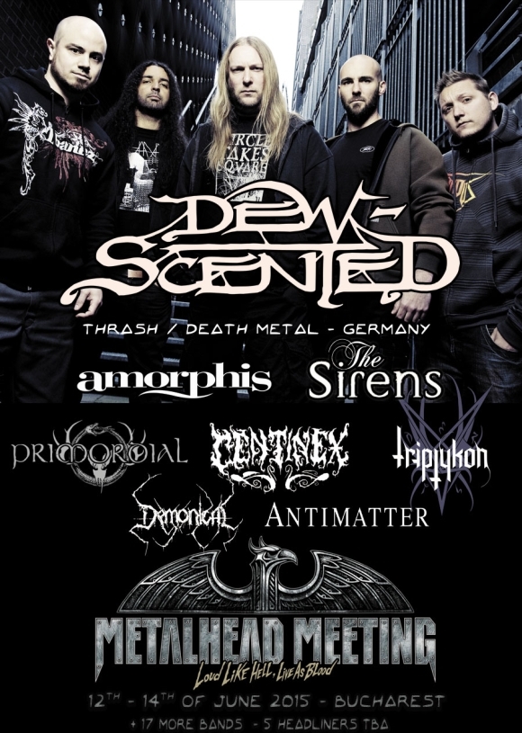 Trupa Dew Scented se alatura festivalului Metalhead Meeting 2015