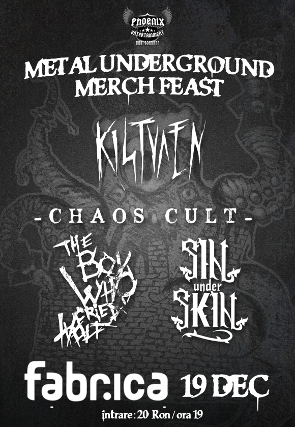 Mosh Pit si Merchandise la Metal Underground Merch Feast in Club Fabrica