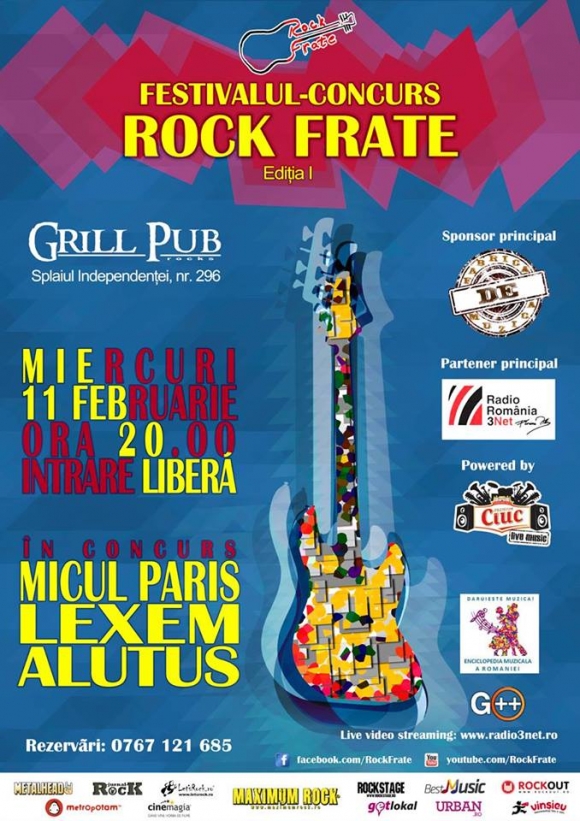 Rock Frate - etapa I - Alutus, Lexem si Micul Paris in Grill Pub