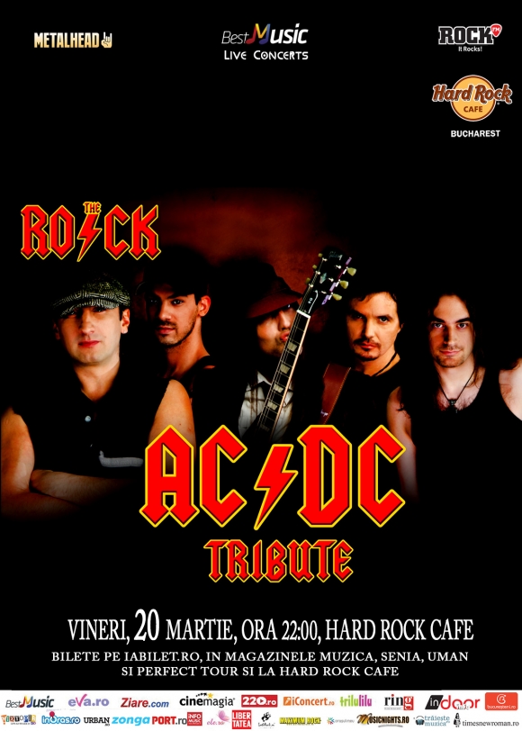 The Rock - Tribut AC/DC la Hard Rock Cafe