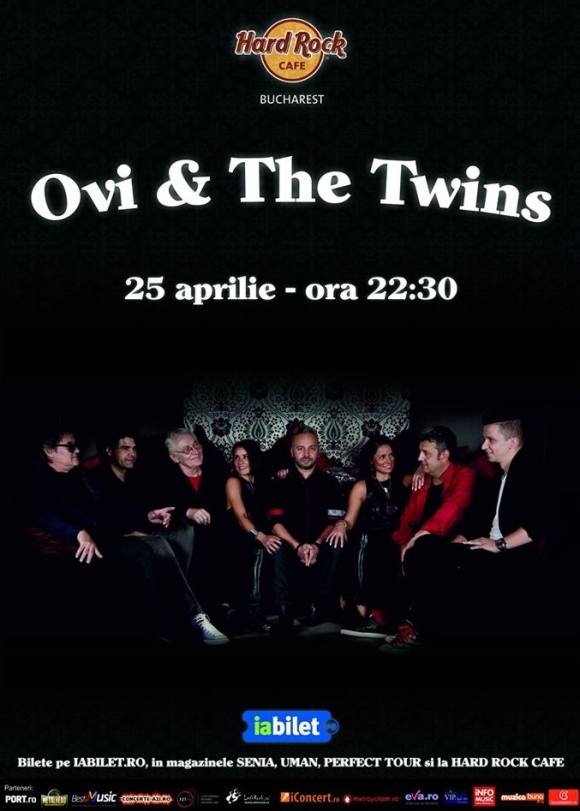 Concert Ovi and The Twins la Hard Rock Cafe