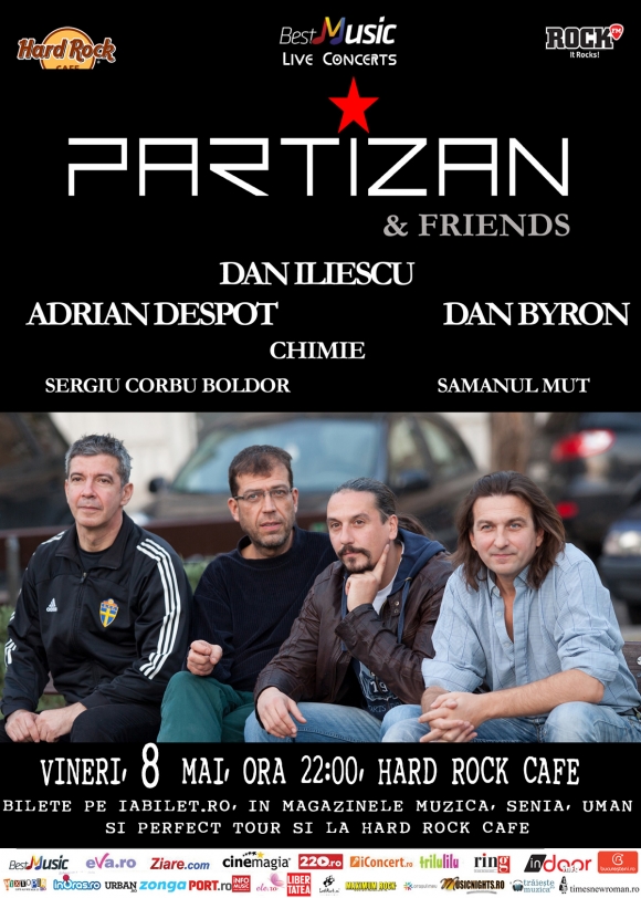 Concert Partizan & Friends la Hard Rock Cafe