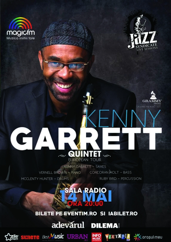 Programul concertului Kenny Garrett Quintet de la Sala Radio