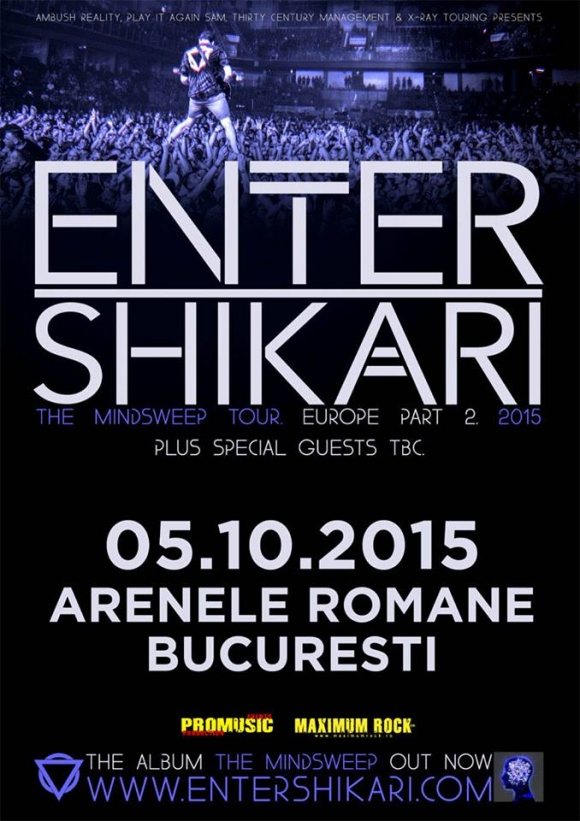 Enter Shikari va concerta la Arenele Romane in Bucuresti