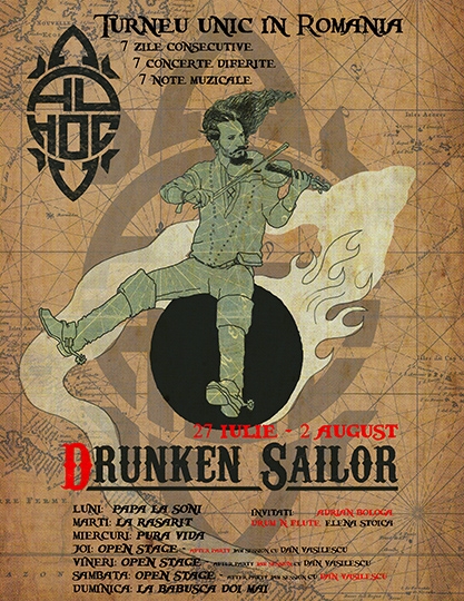 AD HOC prezinta turneul: „Drunken Sailor”