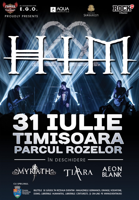 In deschiderea concertului HIM de la Timisoara: Myrath, Tiarra si Aeon Blank