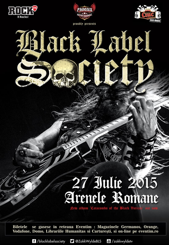 Program si reguli de acces la concertul Black Label Society