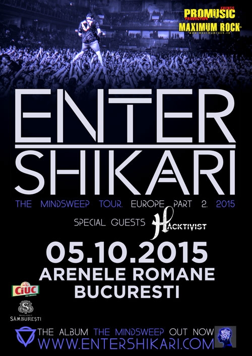 Britanicii de la Hacktivist vor deschide concertul Enter Shikari de la Bucuresti