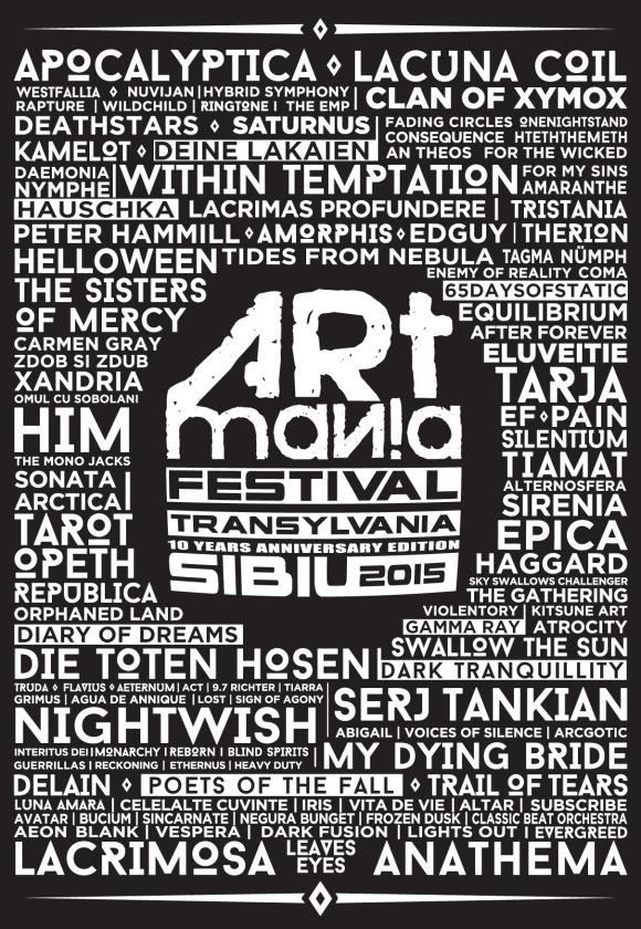 Zece ani de concerte ARTmania Festival Sibiu