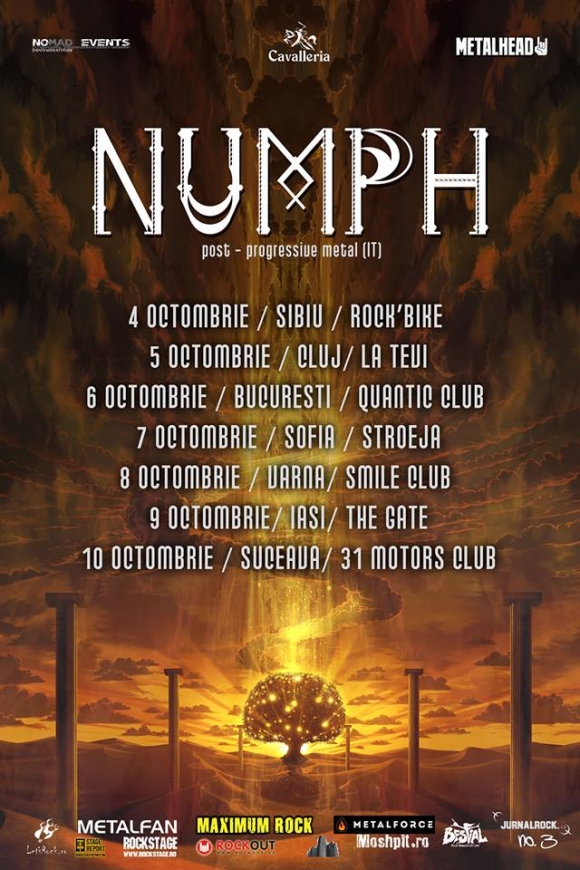 Datele turneului Numph in Romania