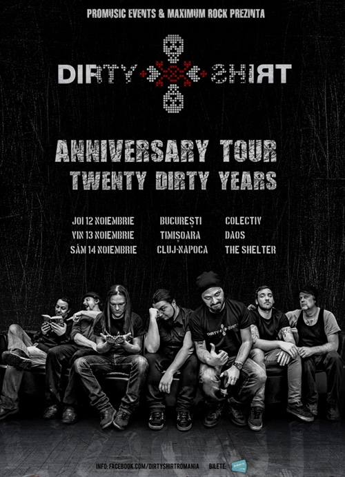 Trupa Dirty Shirt a confirmat participarea la Festivalul Top T Buzau