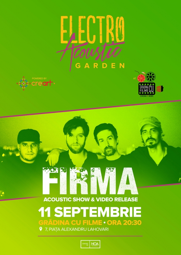 Lansare de clip si concert acustic al trupei FiIRMA la Electro Acoustic Garden