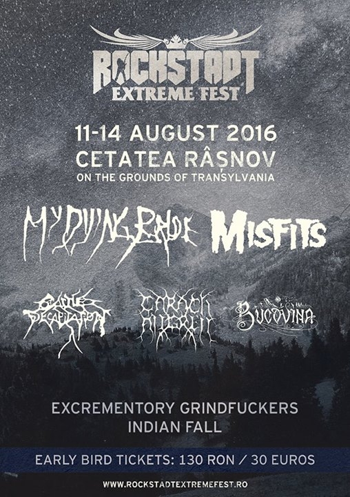 Misfits in premiera la Rockstadt Extreme Fest 2016