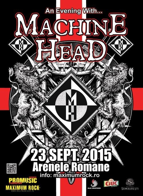 Program si reguli de acces la concertul Machine Head de la Bucuresti