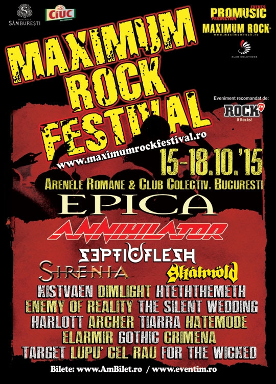 Maximum Rock Festival - Harta evenimentului