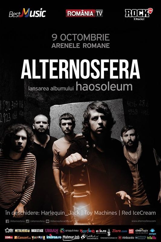 Program, informatii utile si reguli de acces la concertul Alternosfera la Arenele Romane