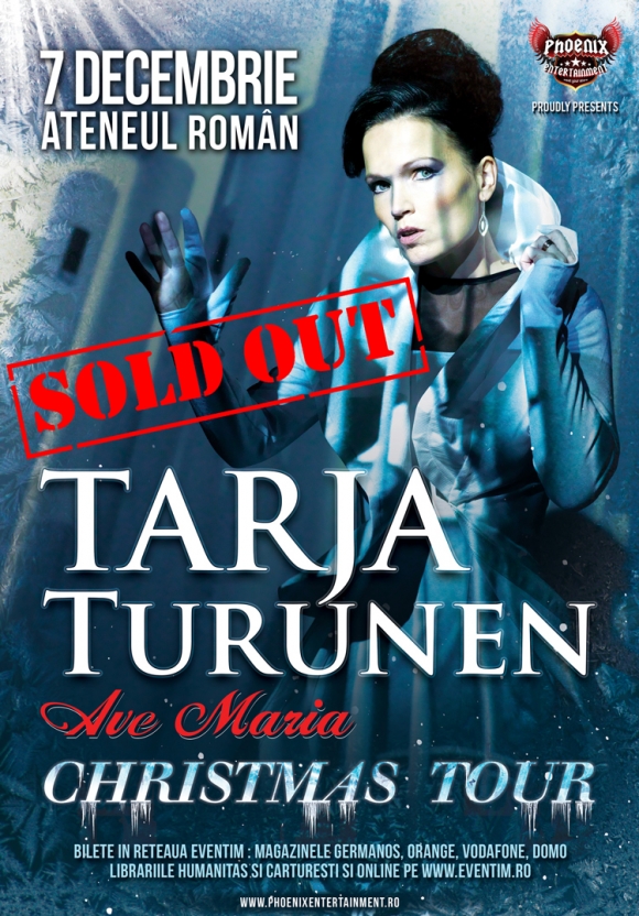 Concertul Tarja de la Ateneul Roman este sold-out