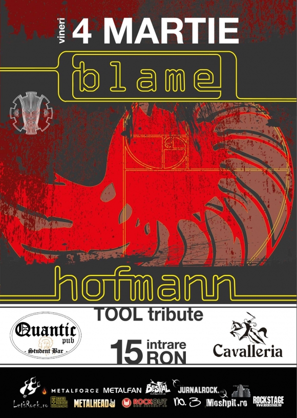 Concert Blame Hofmann - tribut Tool in Quantic Pub2