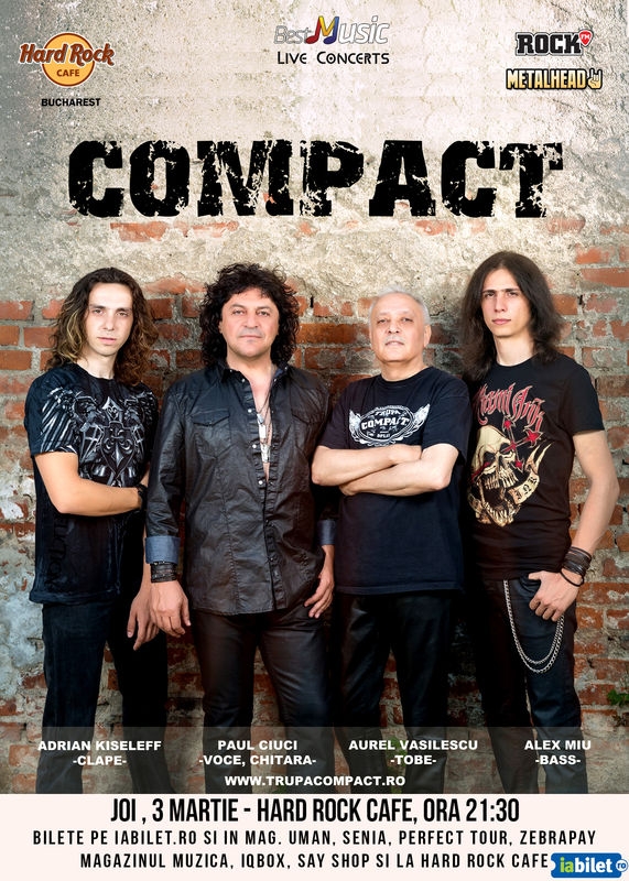 Concert Compact la Hard Rock Cafe