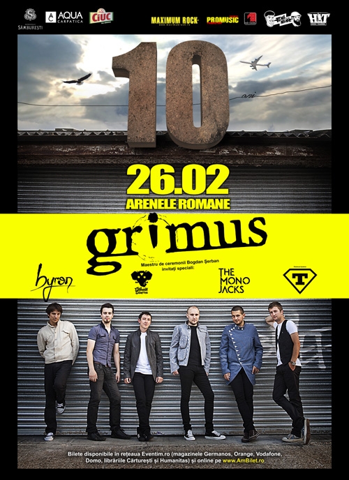 Concert aniversar “Grimus 10 Ani: In A Glimpse” la Arenele Romane