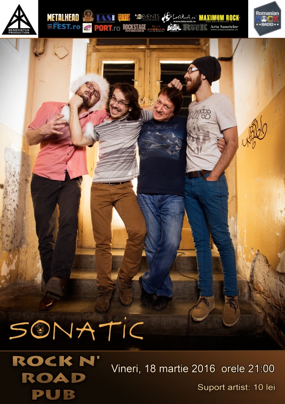 Concert Sonatic la Rock n'Road Pub din Baia Mare