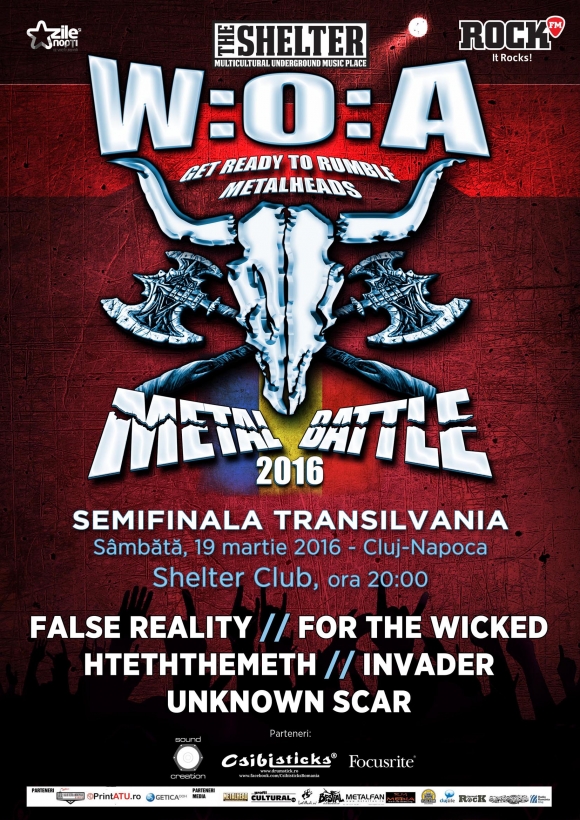 Prima semifinala “Wacken Metal Battle”, in club The Shelter