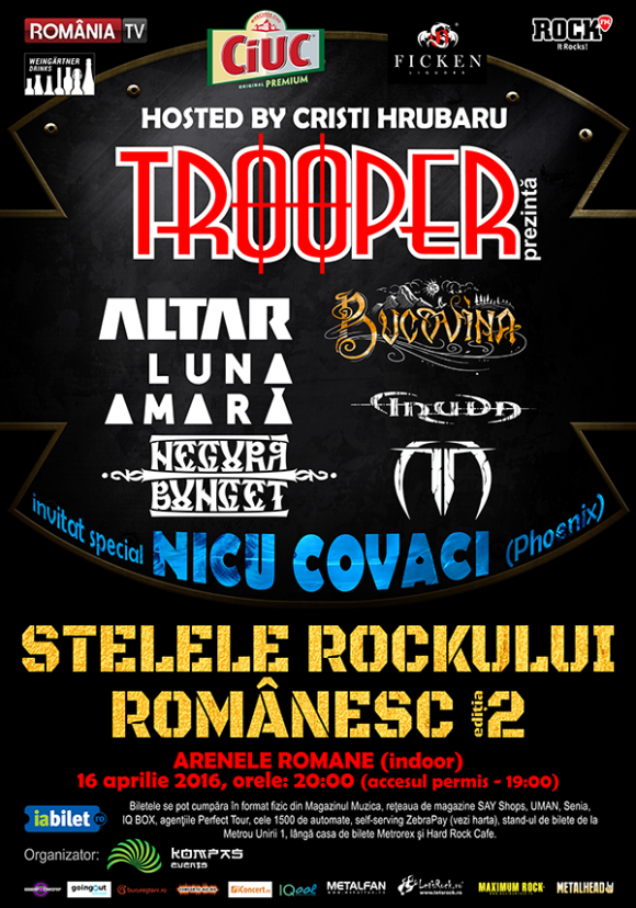 Trupa Bucovina canta la Stelele rock-ului romanesc – editia a II-a