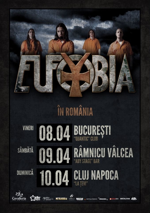 Trei concerte Eufobia in Romania