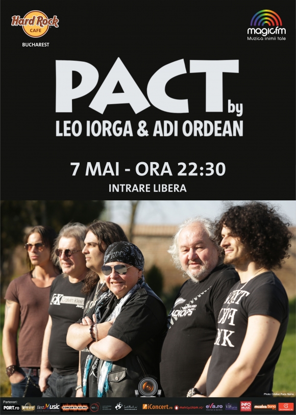 Concert PACT by Leo Iorga & Adi Ordean la Hard Rock Cafe