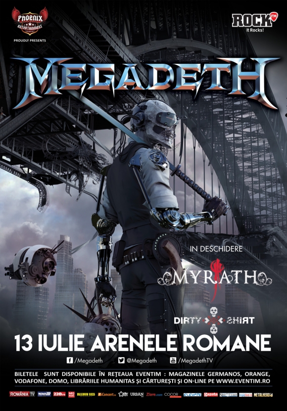 Regulile de accces si programul concertului Megadeth