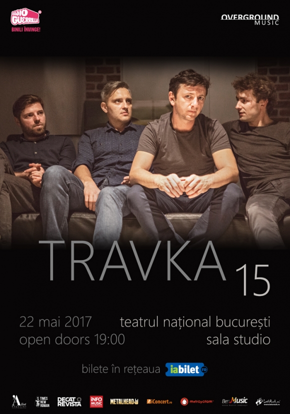 Travka aniverseaza 15 ani pe printr-un concert la Teatrul National Bucuresti