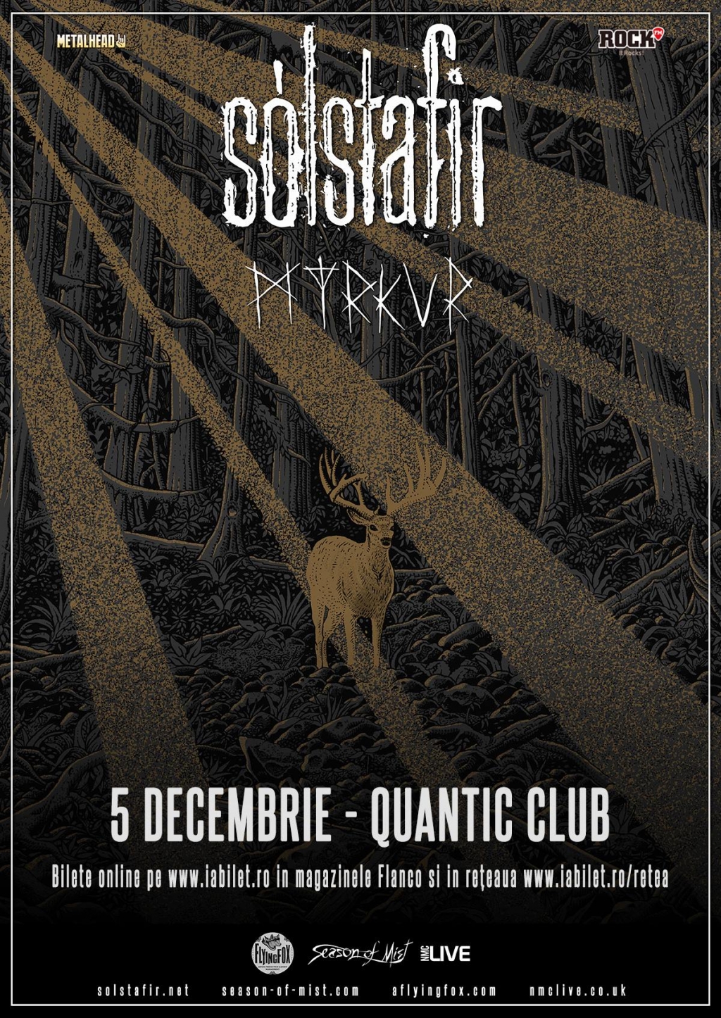Concert Solstafir si Myrkur in Club Quantic