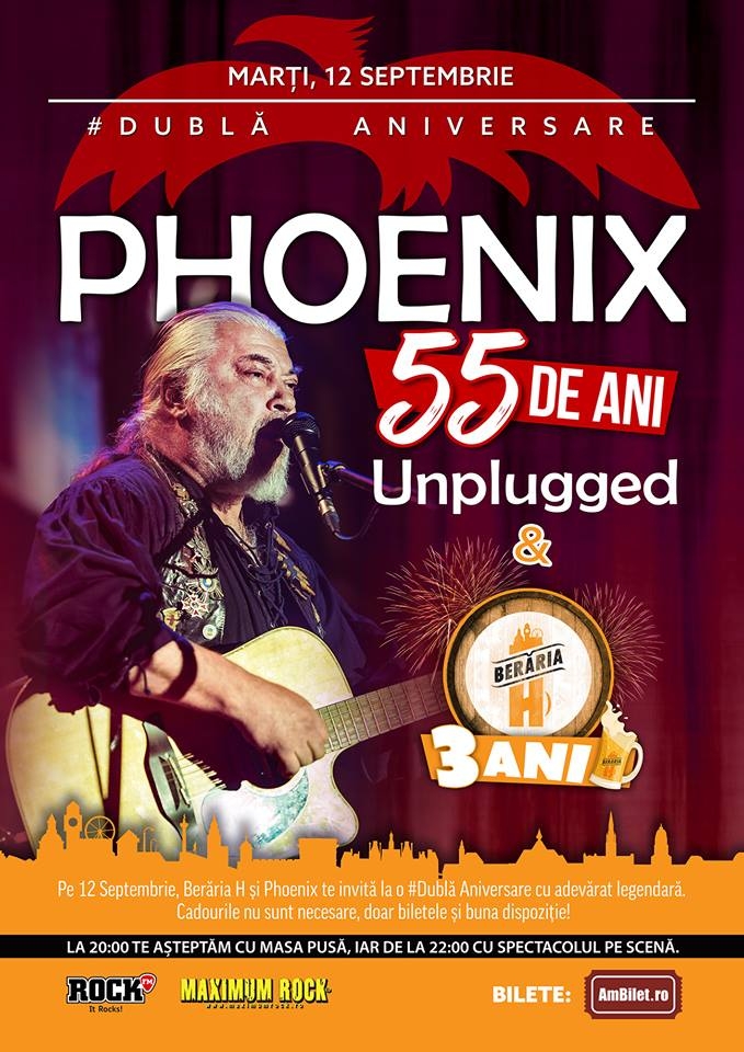 Anul aniversar Phoenix 55 se sarbatoreste printr-un concert acustic si expozitia cu fotografii nepublicate din arhiva personala a lui Nicu Covaci