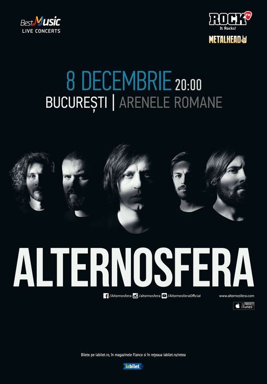 Concert Alternosfera la Arenele Romane, 8 decembrie 2017