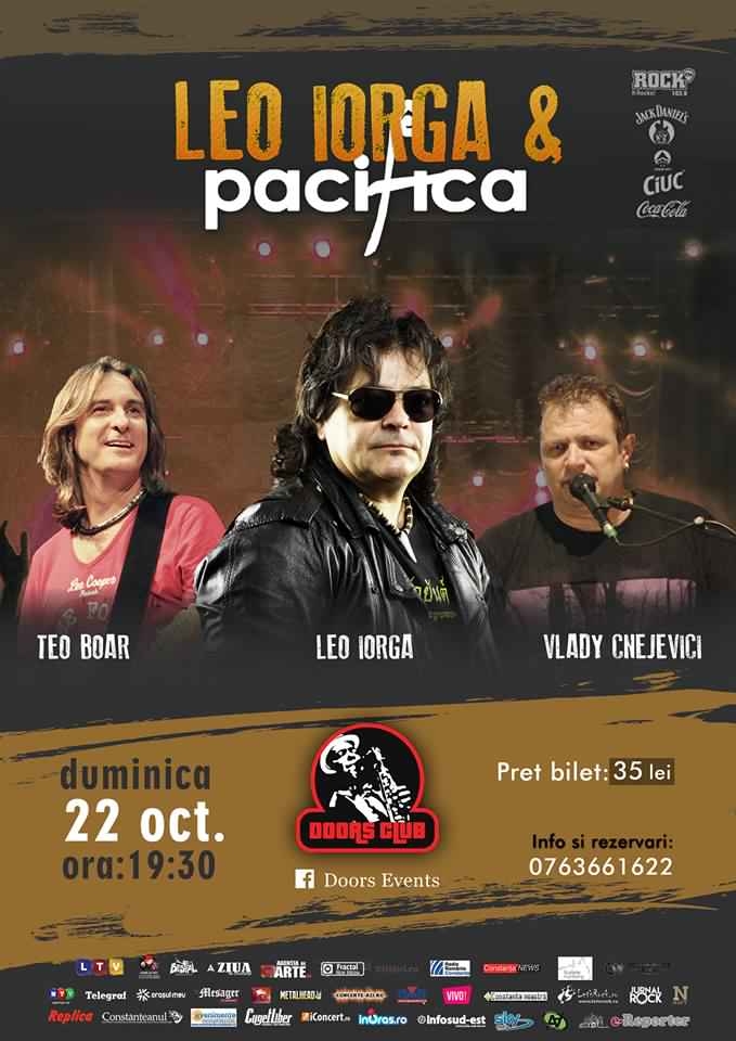 Concert Leo Iorga & Pacifica la Doors Club