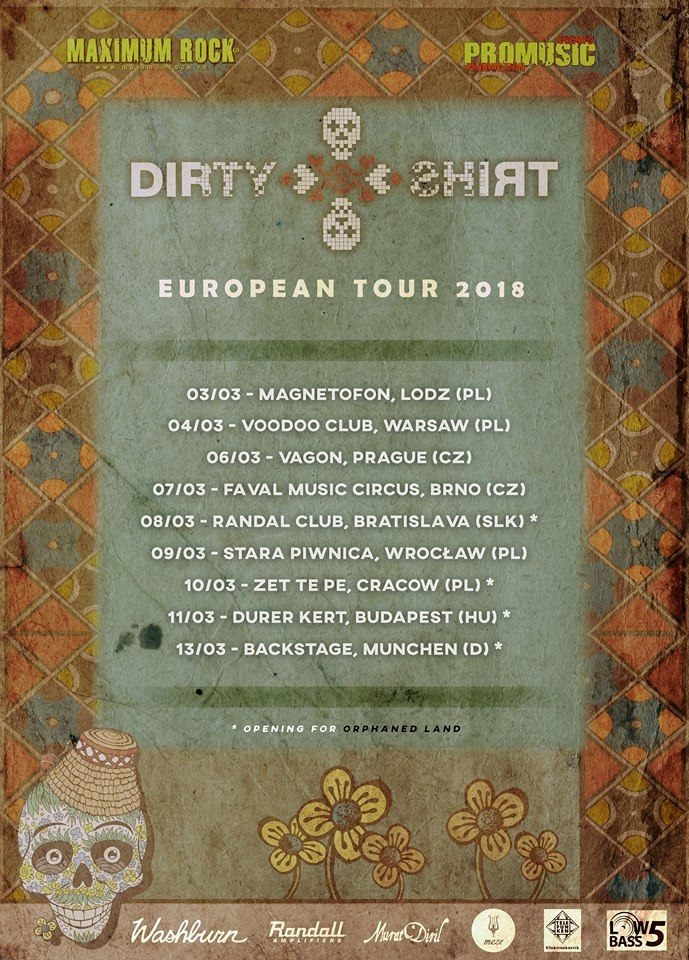 Dirty Shirt - lansare album live si turneu european alaturi de Orphaned Land