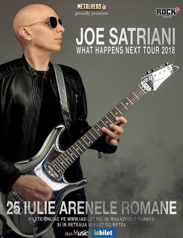 Concert Joe Satriani la Arenele Romane