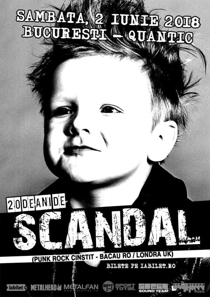 20 de ani de Scandal - concert aniversar în Club Quantic