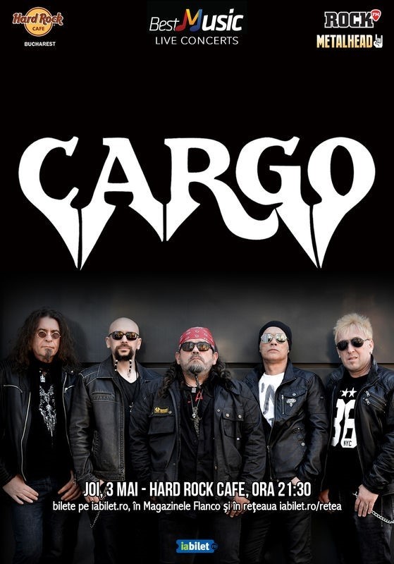Concert Cargo în Hard Rock Cafe